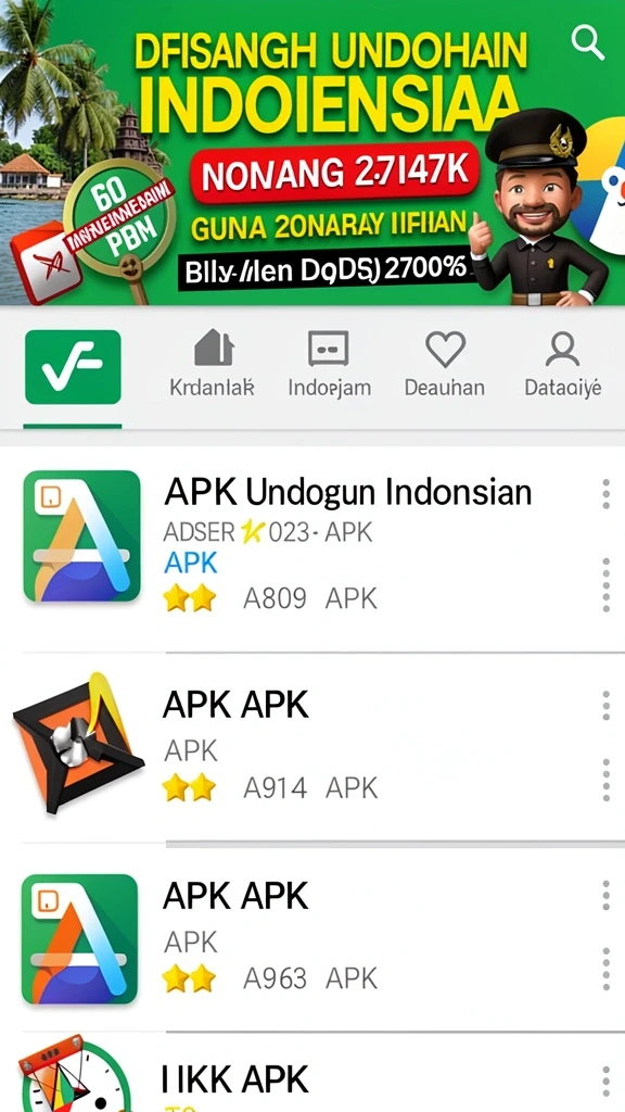 gn777 - Menampilkan antarmuka pengguna yang ramah.
