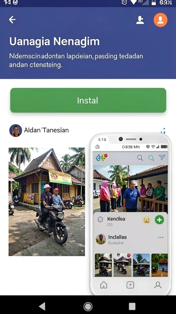pgg68 - Tangkapan layar menampilkan karakter utama dalam aksi petualangan.