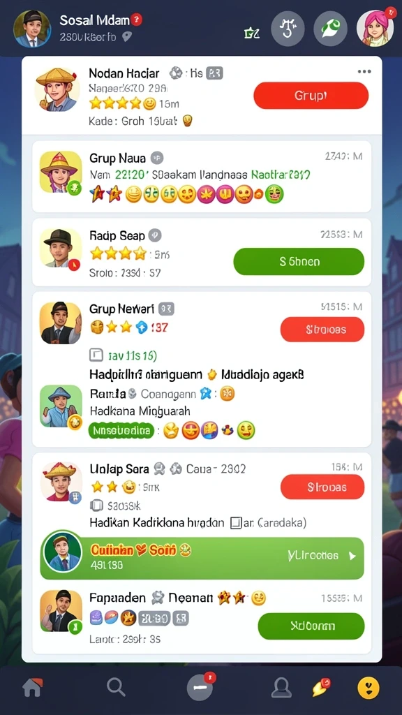 rajaking - Tampilan antarmuka yang ramah pengguna dan menarik.
